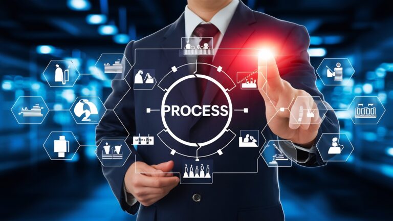 flowchart-with-businessman-background-highlighting-business-process-workflow-managem